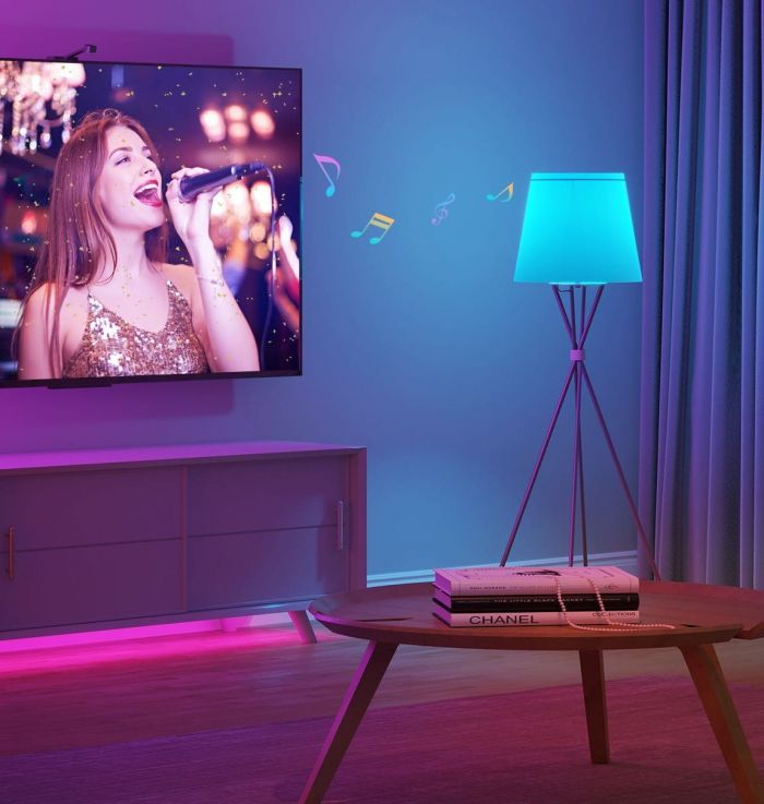 Лампа розумна Govee H6004, E27, 9W, 800Lm, 2700K-6400K, RGB, WI-FI/Bluetooth, білий