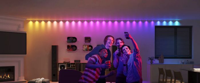 Стрічка світлодіодна розумна Govee H608A String Downlights, 5м, RGBIC, WI-FI/Bluetooth, білий