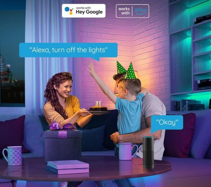 Стрічка світлодіодна розумна Govee H611 LED Strip Lights, 10м, RGB, WI-FI/Bluetooth, білий