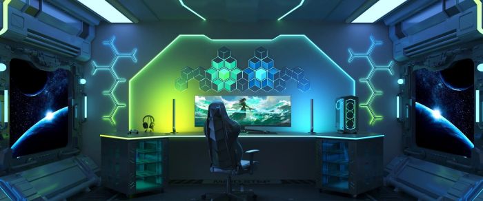 Набір настінних світильників Govee H606A Glide Hexagon Light, 7, RGBIC, WI-FI/Bluetooth, білий