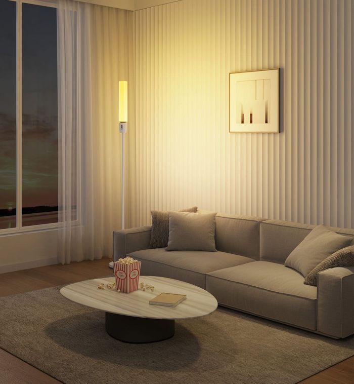 Торшер розумний Govee H6078, 1500Lm, RGBICW, WI-FI/Bluetooth, білий