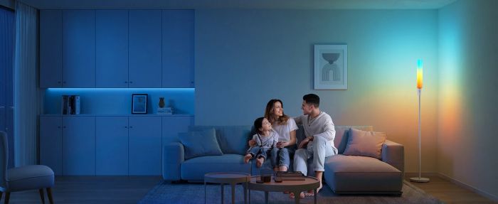 Торшер розумний Govee H6078, 1500Lm, RGBICW, WI-FI/Bluetooth, білий