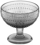 Креманка Ardesto Verbena, 12см, скло, сірий