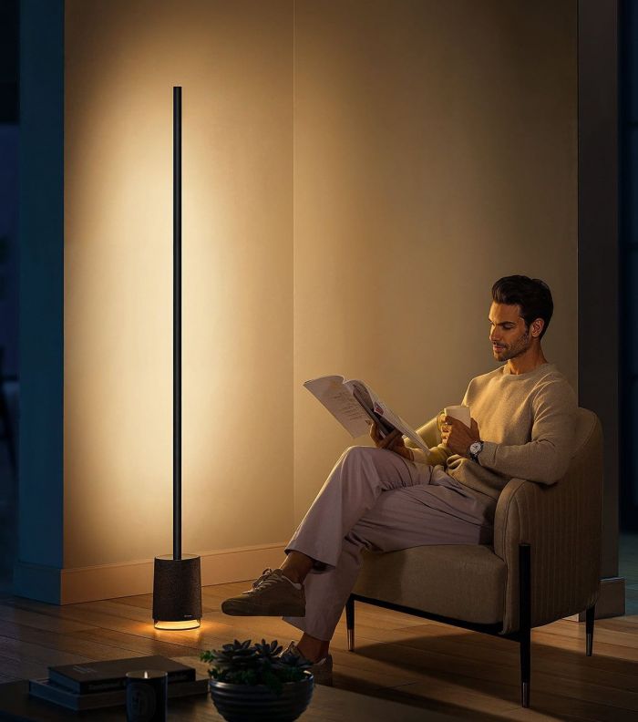 Торшер розумний Govee H6079, 1500Lm, RGBICW, with speaker, WI-FI/Bluetooth, чорний