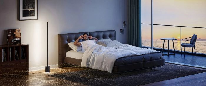 Торшер розумний Govee H6079, 1500Lm, RGBICW, with speaker, WI-FI/Bluetooth, чорний