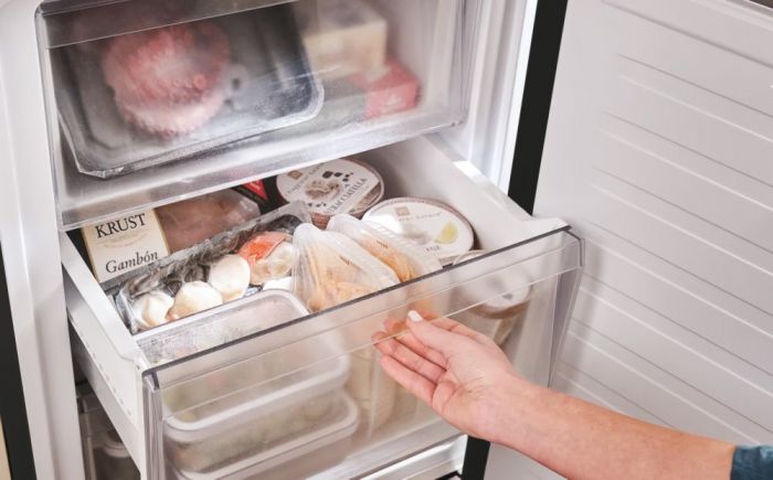 Холодильник Candy з нижн. мороз., 205x66.7х60, холод.відд.-289л, мороз.відд.-120л, 2дв., А+, NF, зона нульова, чорний