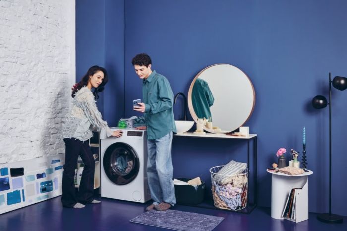 Пральна машина Candy фронтальна, 8кг, 1400, A+++, 53см, дисплей, пара, інвертор, білий