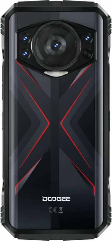 Смартфон Doogee S118 6.58" 8/512ГБ, 2SIM, 10800мА•год, чорно-червоний