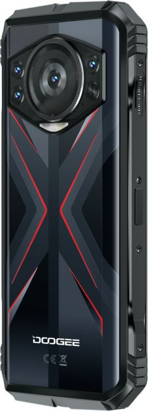 Смартфон Doogee S118 6.58" 8/512ГБ, 2SIM, 10800мА•год, чорно-червоний