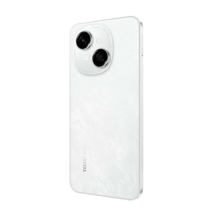 Смартфон TECNO Spark Go 1 (KL4) 6.67" 3/64ГБ, 2SIM, 5000мА•год, Glittery White
