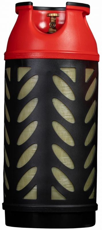 Балон газовий композитний Gutgas Ragasco CR-33.5, 33.5л, пропан/бутан 14кг/16.5кг, 30бар, вентиль KLF, 7.8кг