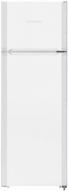 Холодильник Liebherr з верхньою мороз., 157x55x63, холод.відд.-218л, мороз.відд.-52л, 2 дв., A+, ST, білий