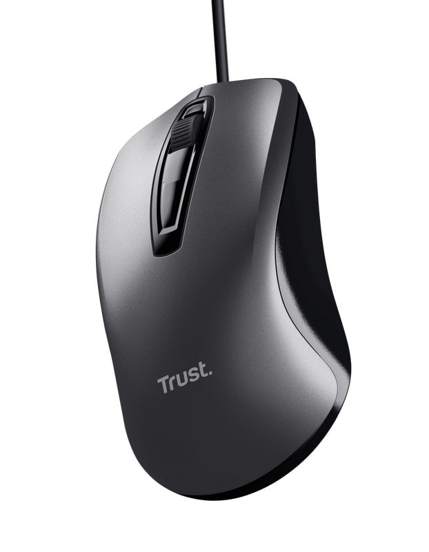 Миша Trust Carve, USB-A, чорний