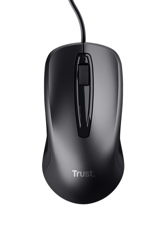 Миша Trust Carve, USB-A, чорний