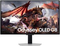 Монітор Samsung 32" Odyssey G80SD HDMI, DP, USB, Bluetooth, OLED, 3840x2160, 240Hz, 0.3ms, G-Sync Compatible