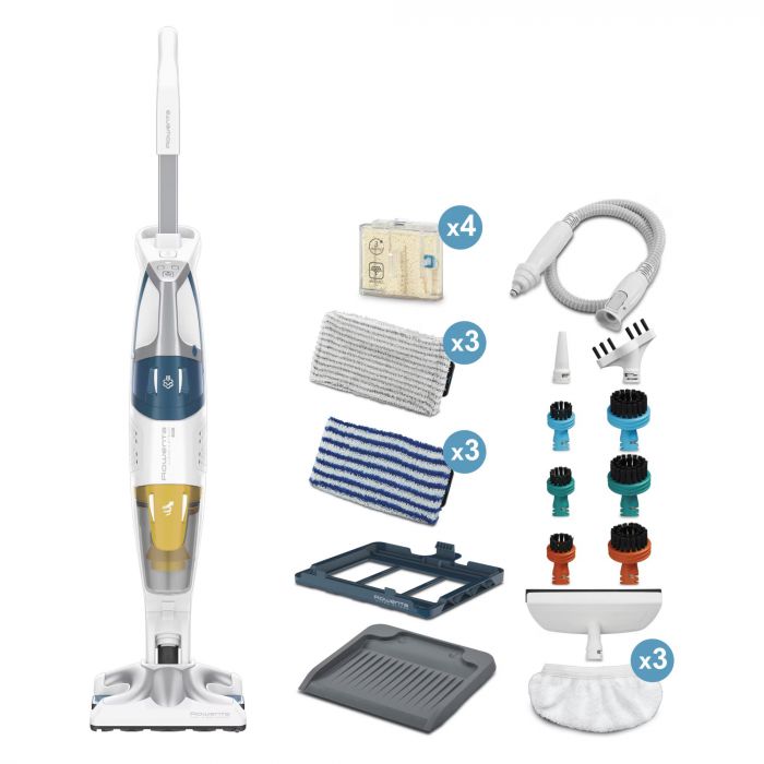 Пилосос Rowenta пароочисник Clean&Steam Multi, 1700Вт, конт пил -0.5л, мікрофільтр, 7 насадок, білий