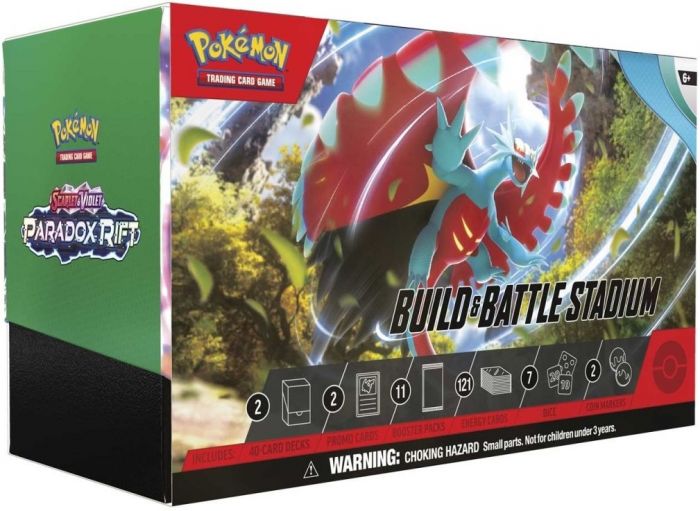 Колекційна карткова гра Pokemon: SV04 Paradox Rift Build & Battle Stadium