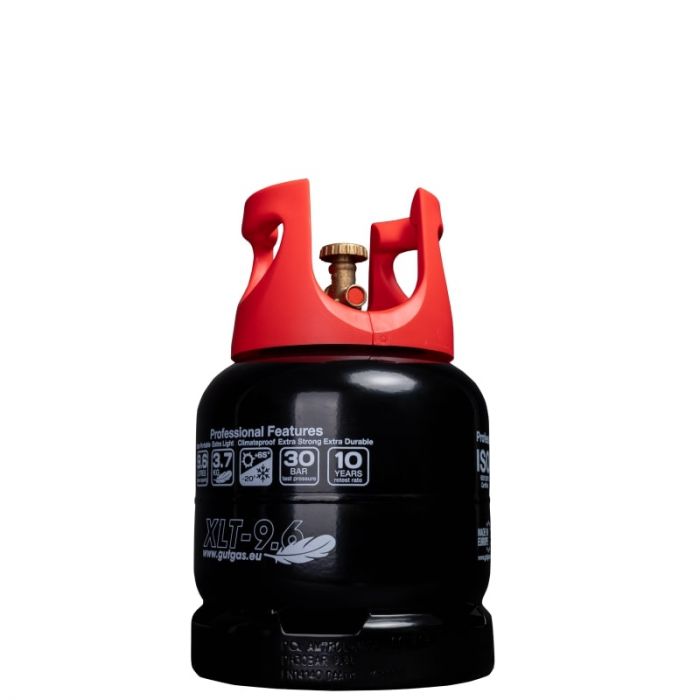 Балон газовий сталевий Gutgas Ragasco ExtraLight XLT-9.6, 9.6л, 30бар, вентиль KLF, 3.7кг