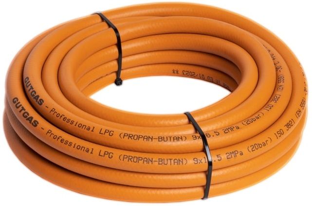 Шланг газовий Gutgas Ragasco пропан/бутан, 9x16.5мм, відрізний (бухта 50м), ціна за 1м