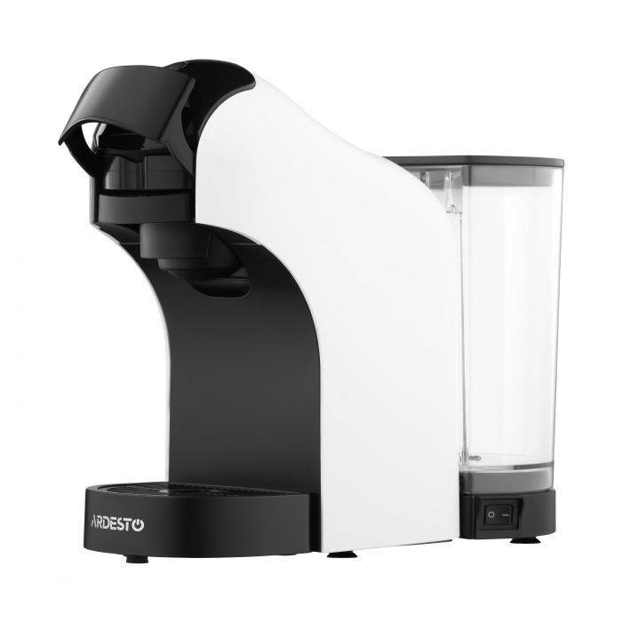 Кавоварка ARDESTO  3в1, 0.9л, капсули Nespresso, Nescafe Dolce Gusto, мелена кава, сенсорне керування, білий