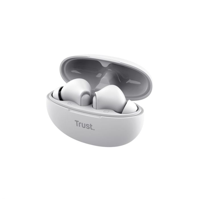 Навушники TWS Trust Yavi Earbuds BT 5.3, ENC, SBC, Mic, Білий