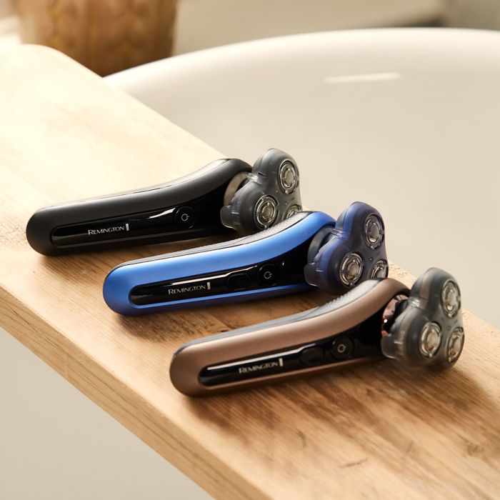 Бритва електр. Remington X9 Limitless X,  бритв.головок-3, от сети, сух.+волог., тример, водонепрон., швид. зарядка, чорно-коричн.