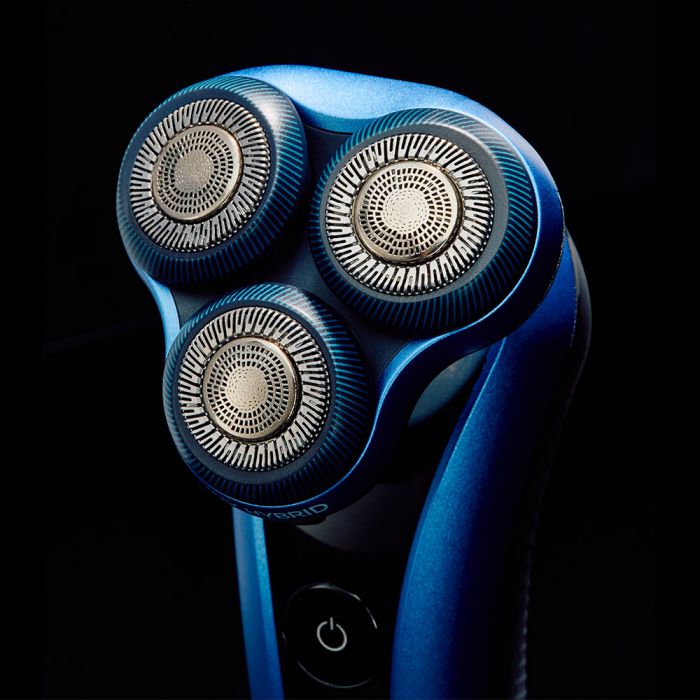 Бритва електр. Remington роторна X7 Limitless X,  бритв.головок-3, від мережі, сух.+волог., тример, водонепрон., швид. зарядка, чорно-синій