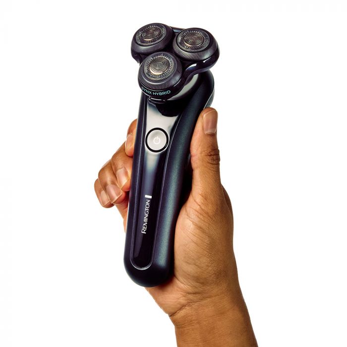 Бритва електр. Remington роторна X5 Limitless X,  бритв.головок-3, от сети, сух.+волог., тример, водонепрон., швид. зарядка, чорний