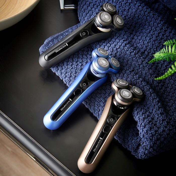 Бритва електр. Remington роторна X5 Limitless X,  бритв.головок-3, от сети, сух.+волог., тример, водонепрон., швид. зарядка, чорний