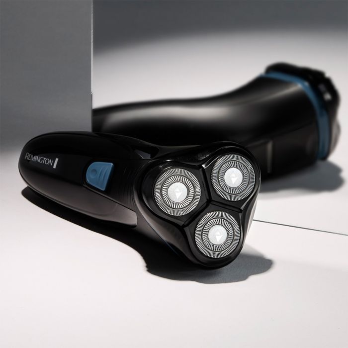 Бритва електр. Remington роторна Style,  бритв.головок-3, сух., тример, USB-C, чорно-синій