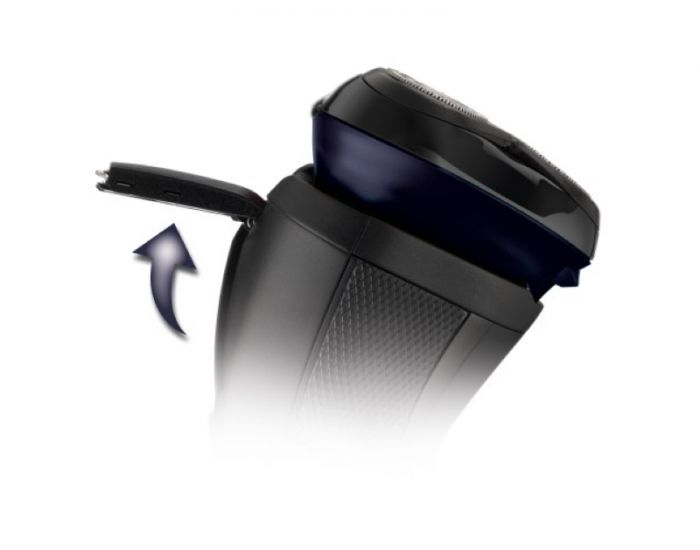 Бритва електр. Remington роторна Style Series,  бритв.головок-3, от сети, сух., тример, чорно-синій