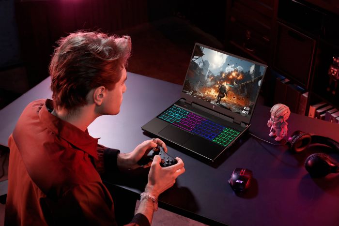 Ноутбук Acer Nitro 16 AN16-42 16" WUXGA IPS, AMD R7-8845HS, 32GB, F1TB, NVD4060-8, Lin, чорний