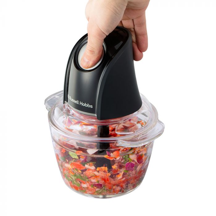 Подрібнювач Russell Hobbs Desire Matte Charcoal, 200Вт, чаша-500мл, скло, корпус-пластик, чорний