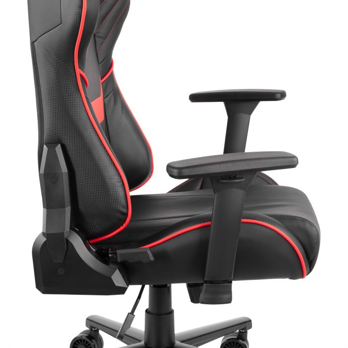 Крісло 2E GAMING HIBAGON II, ПУ шкіра, 3D-Armrests, чорно-червоний