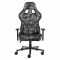 Крісло 2E GAMING HIBAGON II, ПУ шкіра, 3D-Armrests, чорно-зелений