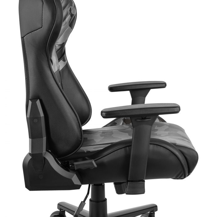 Крісло 2E GAMING HIBAGON II, ПУ шкіра, 3D-Armrests, чорно-зелений