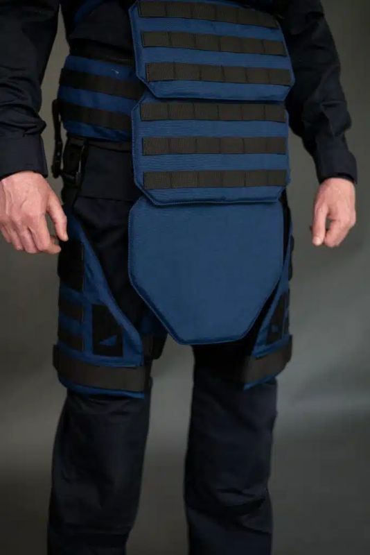 Бронекостюм демінера Українська Броня Ладомир, клас захисту ДСТУ 2, розмір L, синій