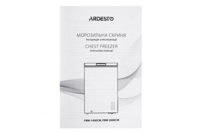 Морозильна скриня ARDESTO, 143л, E, ST, режим холодильника, білий