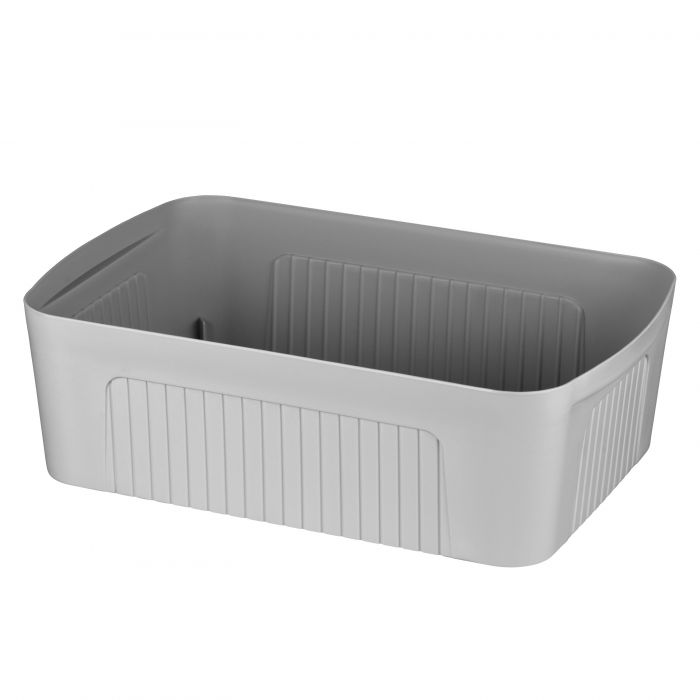 Ящик з кришкою для зберігання ARDESTO 45.5х31х14см, 13л, пластик PP, сірий