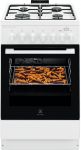 Плита Electrolux комбінована, 58л, 50x60см, конвекція, пара, білий