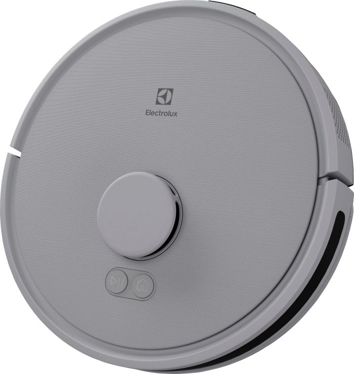 Робот-пилосос Electrolux, h=10см, вологе прибирання, конт пил -0.3л, вода -0.3л, автон. робота до 140хв, Wi-Fi, сірий