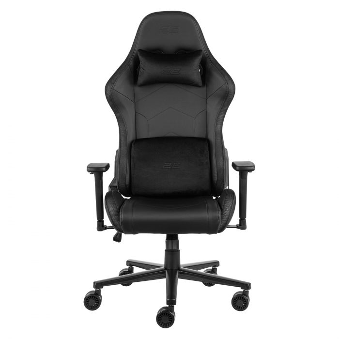 Крісло 2E GAMING OGAMA II RGB, ПУ шкіра, 3D-Armrests, чорний