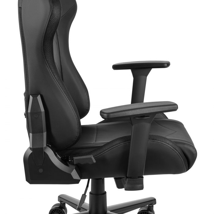 Крісло 2E GAMING OGAMA II RGB, ПУ шкіра, 3D-Armrests, чорний
