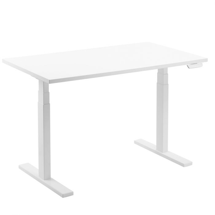 Стіл комп'ютерний 2E CE150W-MOTORIZED, регулювання висоти, електропривід 220В, 62/128x150х75cm, білий