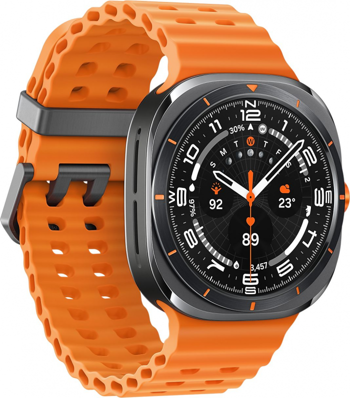 Смарт-годинник Samsung Galaxy Watch Ultra 47мм LTE (L705) 1.47", 480x480, sAMOLED, BT 5.3, NFC, 2/32ГБ, сірий титановий