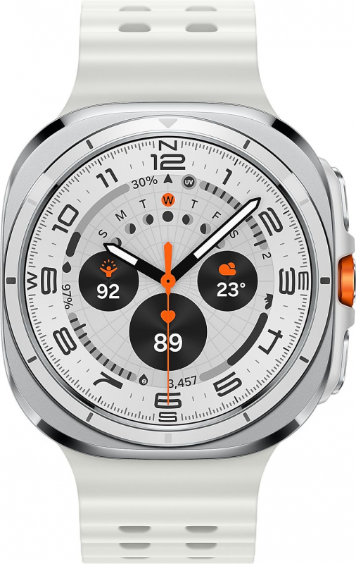 Смарт-годинник Samsung Galaxy Watch Ultra 47мм LTE (L705) 1.47", 480x480, sAMOLED, BT 5.3, NFC, 2/32ГБ, білий титановий
