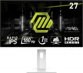 Монітор MSI 27" MAG 274PFW 2xHDMI, DP, Audio, IPS, 180Hz, 1ms, sRGB 117%, AdaptiveSync, HAS, білий