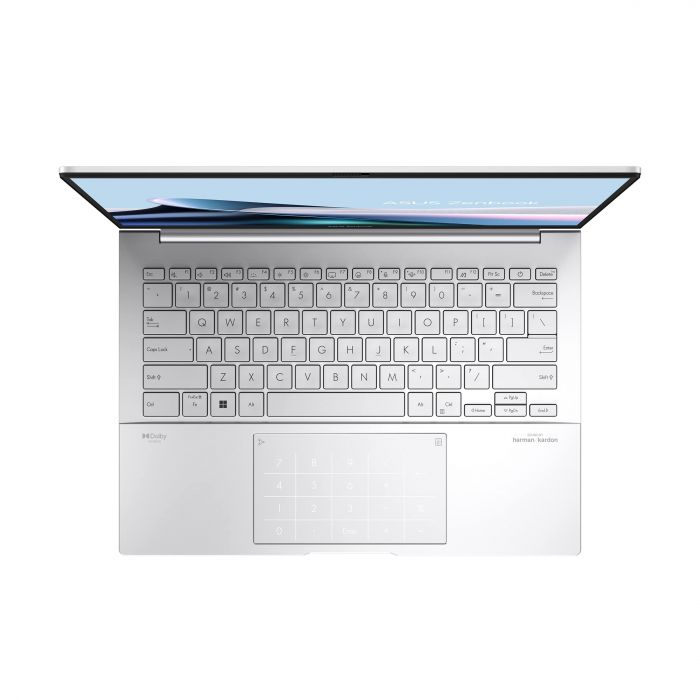 Ноутбук ASUS Zenbook 14 UX3405MA-QD054W 14" FHD OLED, Intel Ultra 7 155H, 16GB, F1TB, UMA, Win11, Сріблястий