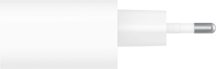 Зарядний пристрій мережевий Belkin 25Вт USB-С PD PPS, кабель USB-С > Lightning, 1м, PVC, білий