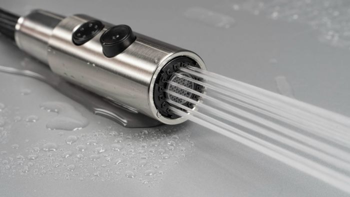 Набір для кухні Deante Olfato стальна мийка ZPO_010A + зміш. BQO_F72M, матова сталь